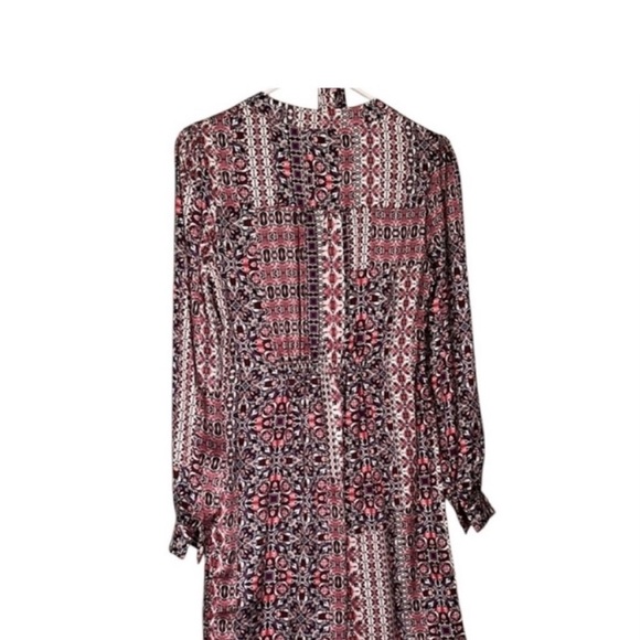 Molly Bracken Pink Tie waist Long Sleeve Dress - Picture 2 of 2